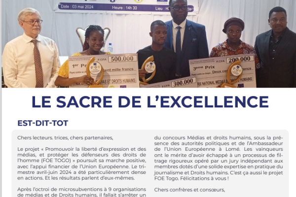 Bulletin OTM INFOS, n° 03, Juin 2024
